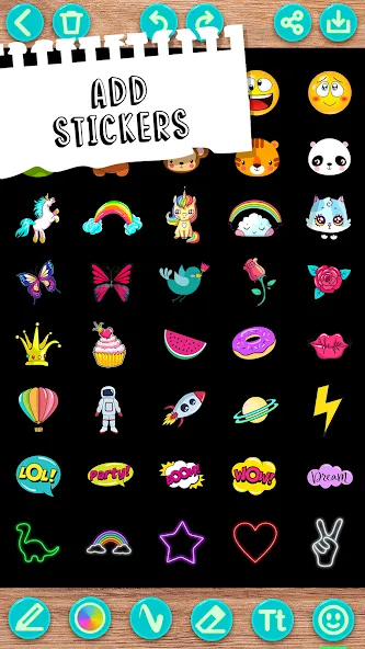Draw Doodle — Kids drawing [MOD: Разблокировано] - Скриншот 4