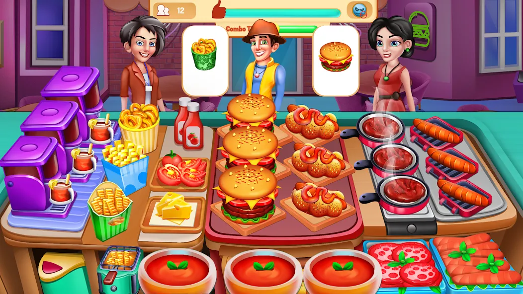 Cooking Food: Time Management [MOD: Все разблокировано] - Скриншот 1