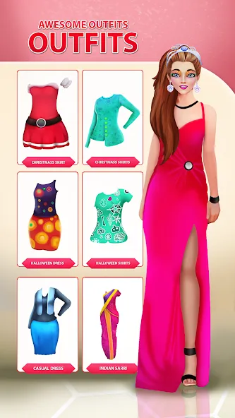 Girls Dress Up: Makeup Games [MOD: Все открыто] - Скриншот 4