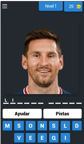 Guess Soccer Player Quiz [MOD: Mega Mod/Меню] - Скриншот 1