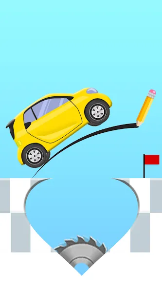 Draw 2 Bridge: Draw Save Car (Дроу 2 Бридж) [MOD: Все открыто] - Скриншот 1