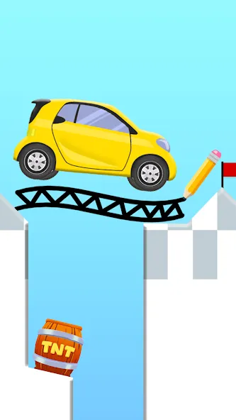 Draw 2 Bridge: Draw Save Car (Дроу 2 Бридж) [MOD: Все открыто] - Скриншот 3