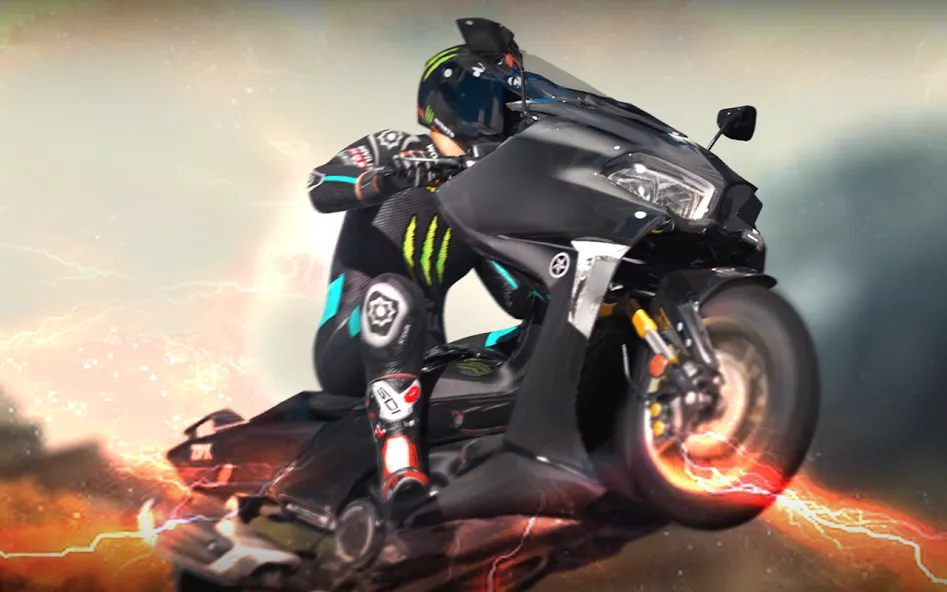 Real Moto Traffic (Реал Мото Трафик) [MOD: Много монет/Энергии] - Скриншот 2