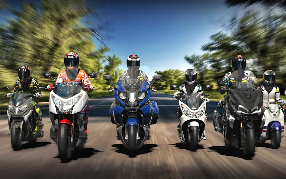 Real Moto Traffic (Реал Мото Трафик) [MOD: Много монет/Энергии] - Скриншот 5