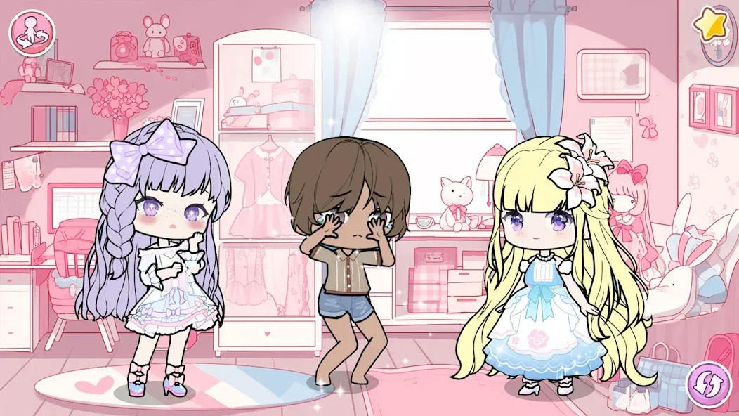 YOYO Doll School life Dress up (ЙОЙО Лайф ворлд) [MOD: Много монет/Энергии] - Скриншот 3