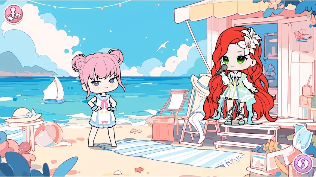YOYO Doll School life Dress up (ЙОЙО Лайф ворлд) [MOD: Много монет/Энергии] - Скриншот 5