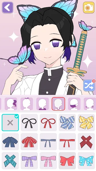 Vlinder Avatar Maker: dress up [MOD: Premium/Unlocked] - Скриншот 4