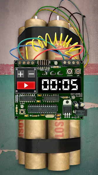 Time Bomb Broken Screen Prank (Тайм Бомб Брокен Скрин Пранк) [MOD: Разблокировано] - Скриншот 2