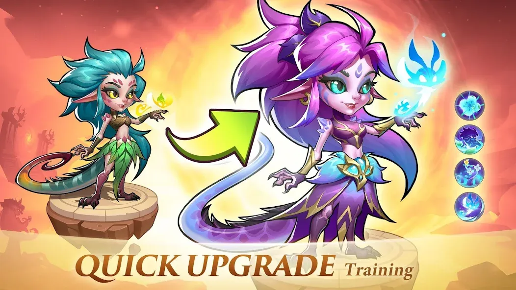 Idle Heroes (Айдел Хироес) [MOD: Все разблокировано] - Скриншот 1