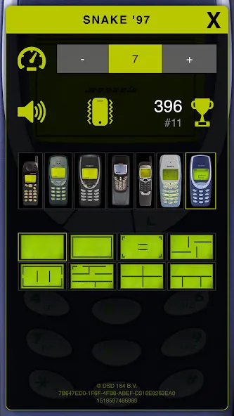 Snake '97: retro phone classic [MOD: Все открыто] - Скриншот 3