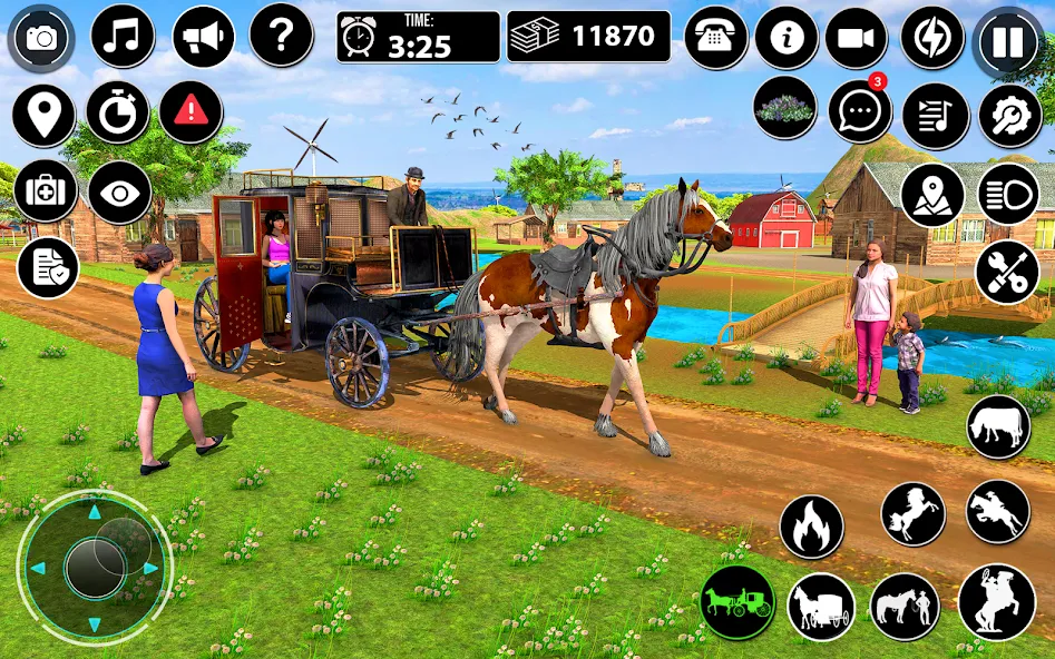 Horse Cart Taxi Transport Game [MOD: Premium/Unlocked] - Скриншот 3