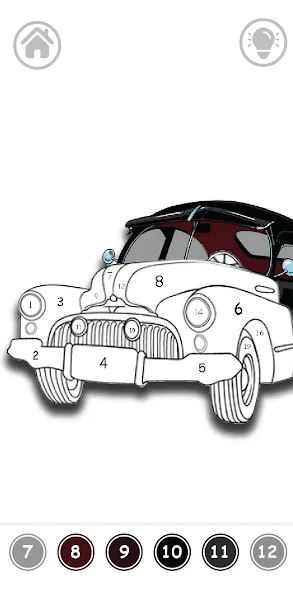 Cars Color By Number (Цветные машины по номерам) [MOD: Все разблокировано] - Скриншот 5