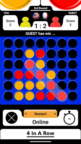 4 In A Row Board Game [MOD: Premium/Unlocked] - Скриншот 1