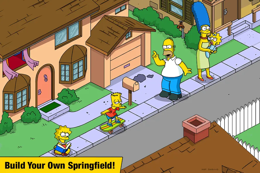 The Simpsons™:  Tapped Out (Зе Симпсонс) [MOD: Premium/Unlocked] - Скриншот 1