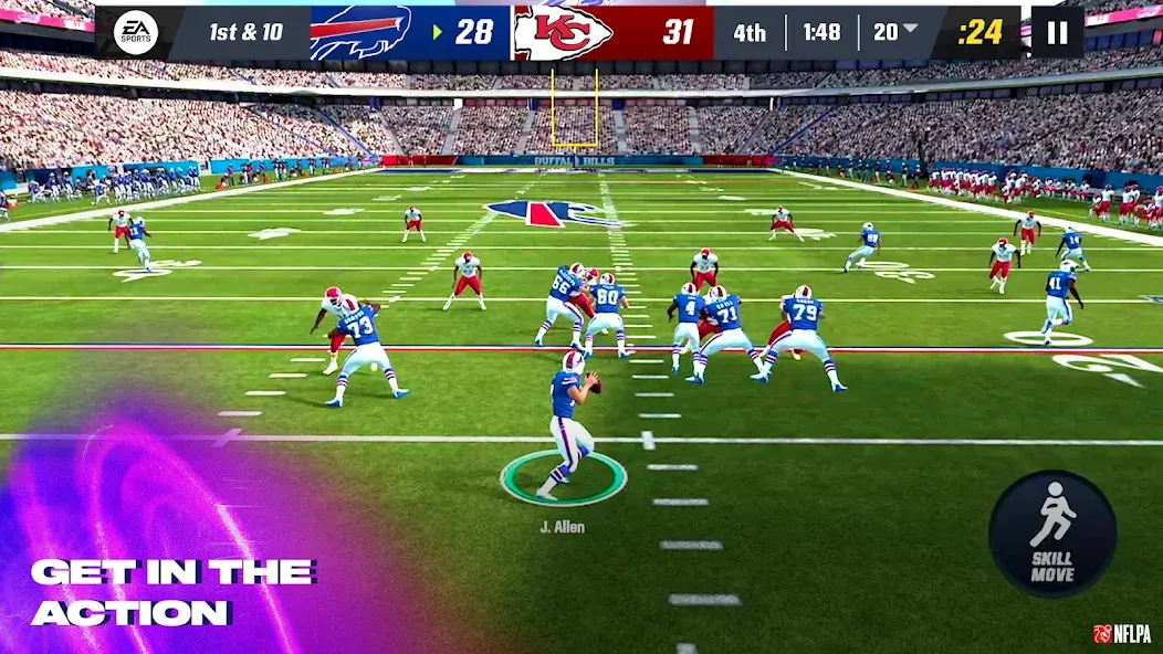 Madden NFL 24 Mobile Football (Мэдден НФЛ 23 Мобильный Футбол) [MOD: Все открыто] - Скриншот 1
