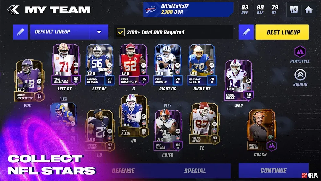 Madden NFL 24 Mobile Football (Мэдден НФЛ 23 Мобильный Футбол) [MOD: Все открыто] - Скриншот 3
