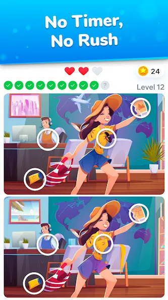 Differences — find & spot them [MOD: Меню/Много денег] - Скриншот 3