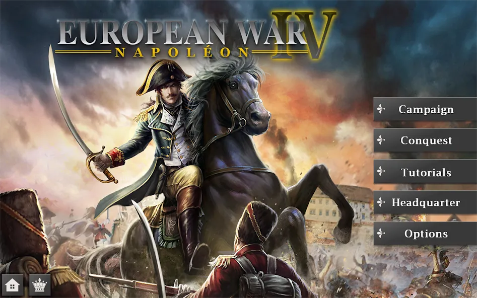 European War 4 : Napoleon (Европейская война 4) [MOD: Все разблокировано] - Скриншот 1