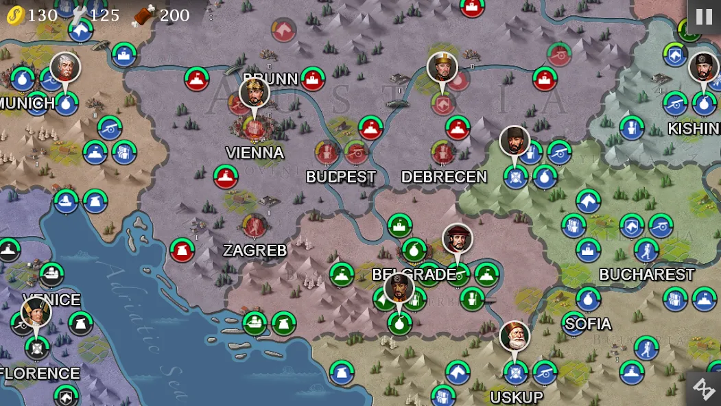 European War 4 : Napoleon (Европейская война 4) [MOD: Все разблокировано] - Скриншот 5