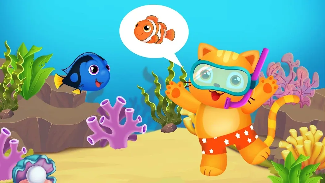 Baby Aquarium — Fish game [MOD: Premium/Unlocked] - Скриншот 3