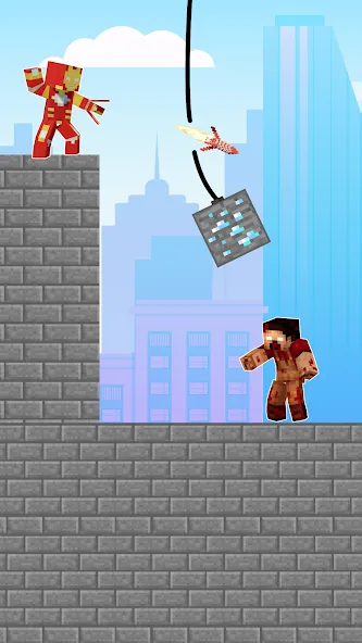 City Hero: Crime Shoot Puzzle (Хиро Крафт Пазлы) [MOD: Premium/Unlocked] - Скриншот 3