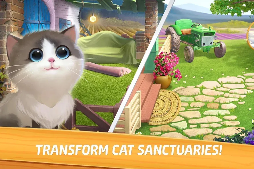 Meow Match (Мяу Матч) [MOD: Меню/Много денег] - Скриншот 2
