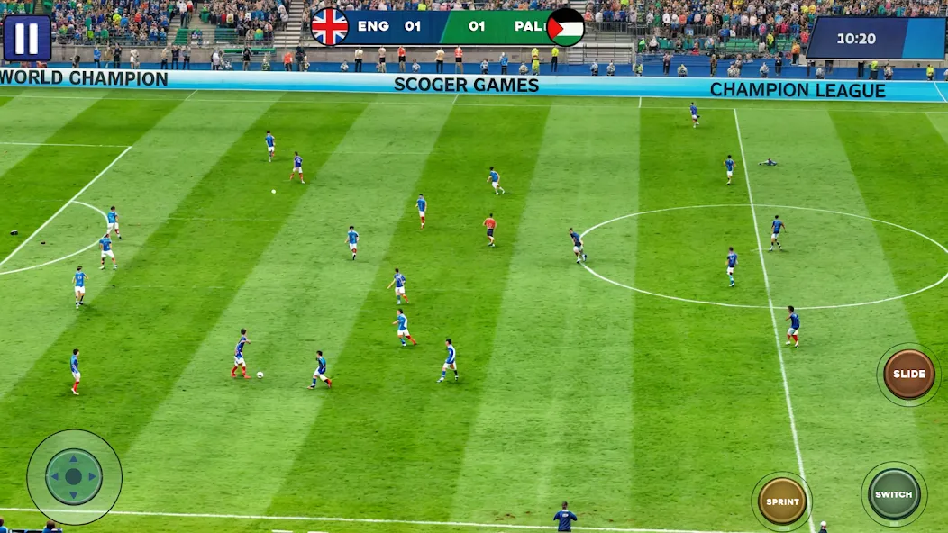 Soccer Games Football League (Соккер Геймс Футбол 2023) [MOD: Меню/Много денег] - Скриншот 2
