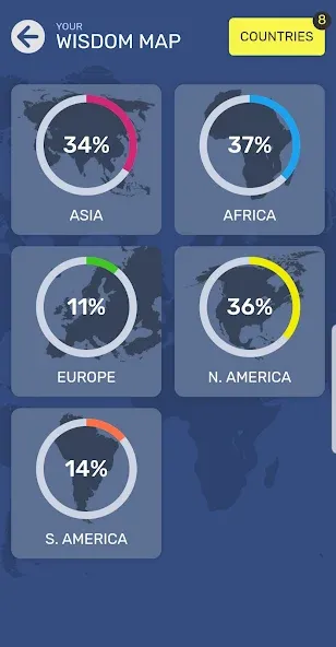 Map Quiz World Geography (Мап Квиз Всемирная География) [MOD: Все разблокировано] - Скриншот 1