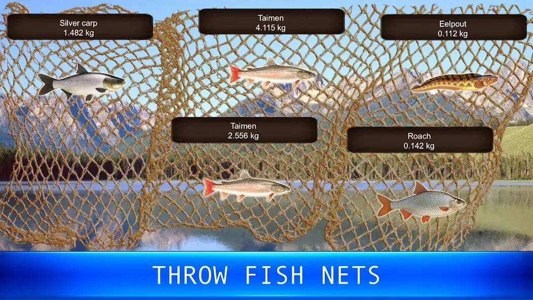 Fish rain: sport fishing [MOD: Все разблокировано] - Скриншот 5