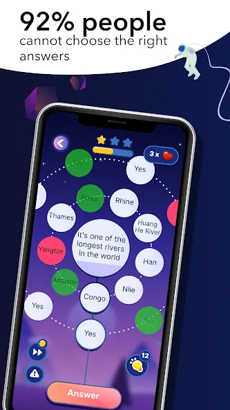 Erudite: Trivia Game & Quiz (Эрудит) [MOD: Premium/Unlocked] - Скриншот 1