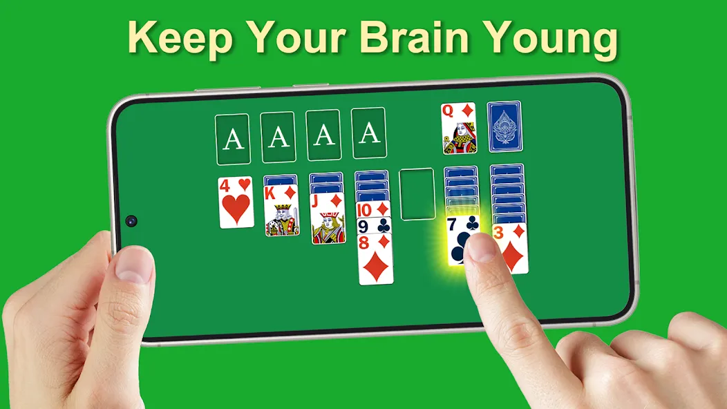Solitaire — 2024 [MOD: Меню/Много денег] - Скриншот 1