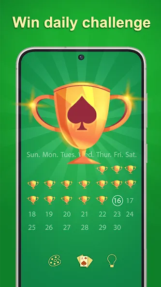 Solitaire — 2024 [MOD: Меню/Много денег] - Скриншот 2