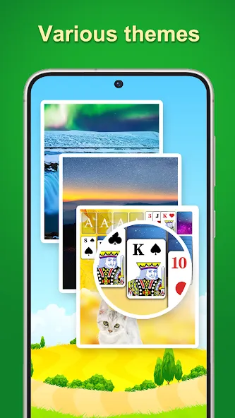 Solitaire — 2024 [MOD: Меню/Много денег] - Скриншот 3
