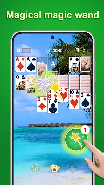 Solitaire — 2024 [MOD: Меню/Много денег] - Скриншот 4