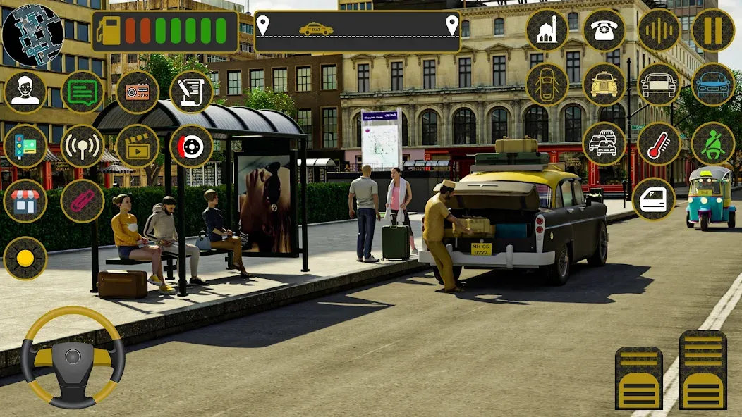 Indian Taxi Simulator car Game (Индийский такси симулятор автомобиля Игра) [MOD: Все разблокировано] - Скриншот 3