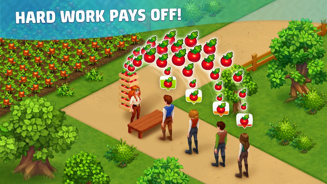 Harvest Land [MOD: Все открыто] - Скриншот 2