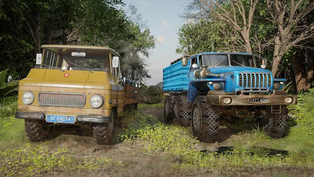 Offroad Mud Truck Driving Sim [MOD: Бесконечные деньги] - Скриншот 3