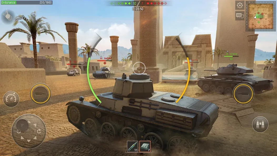 Battle Tanks: Tank Games WW2 (Бэтл Тэнкс) [MOD: Mega Mod/Меню] - Скриншот 3