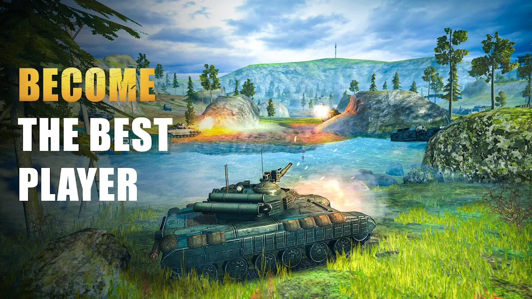 Tank Force: Tank games blitz [MOD: Бесконечные деньги] - Скриншот 2