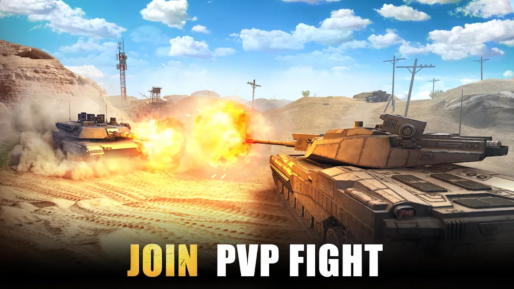 Tank Force: Tank games blitz [MOD: Бесконечные деньги] - Скриншот 3
