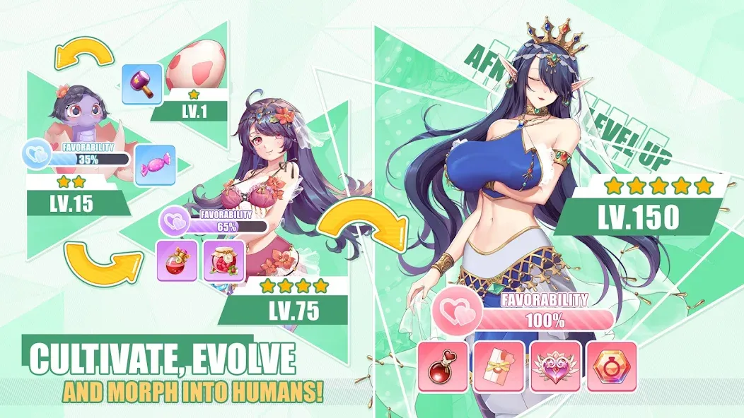 Lost in Paradise:Waifu Connect (Лост ин Парадайз) [MOD: Мод Меню/Взлом] - Скриншот 4