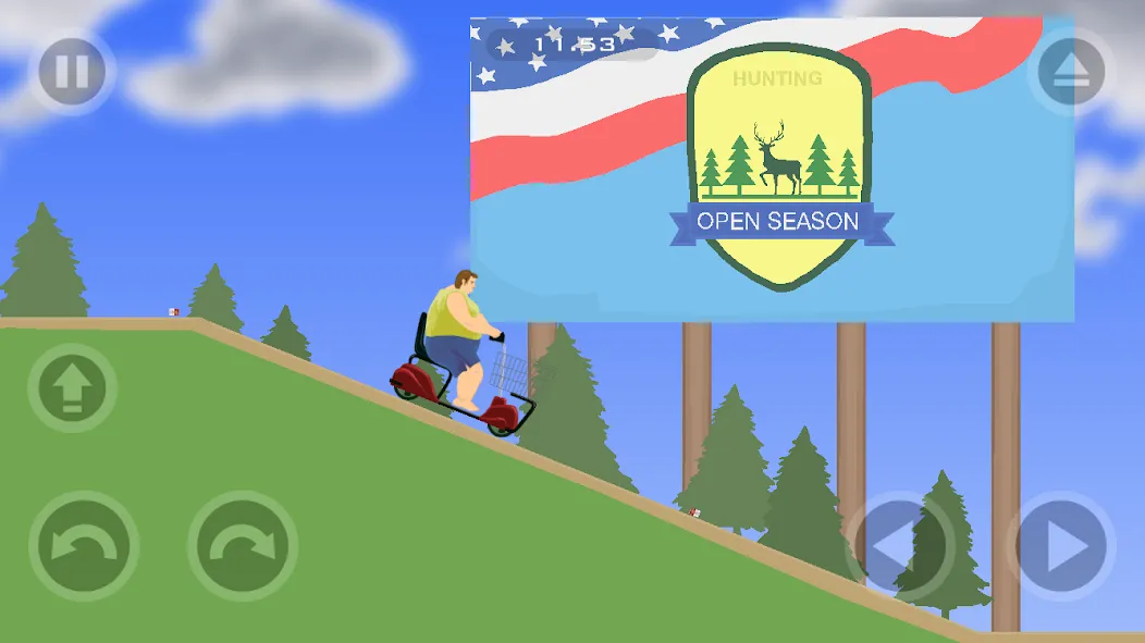 Happy Wheels (Хаппи Вилс) [MOD: Меню/Много денег] - Скриншот 5