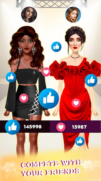 Super Stylist: Dress Up Games [MOD: Меню/Много денег] - Скриншот 2