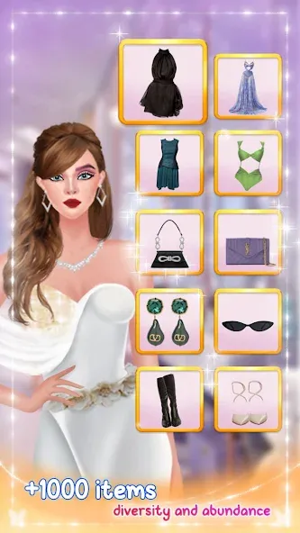Fashion Stylist: Dress Up Game (Фэшн стилист) [MOD: Premium/Unlocked] - Скриншот 1
