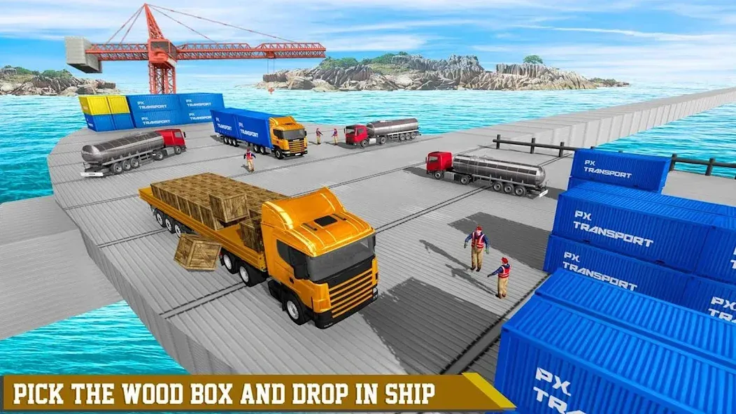 Cargo Transport Truck Driving (Грузовик перевозки грузов) [MOD: Бесконечные деньги] - Скриншот 5
