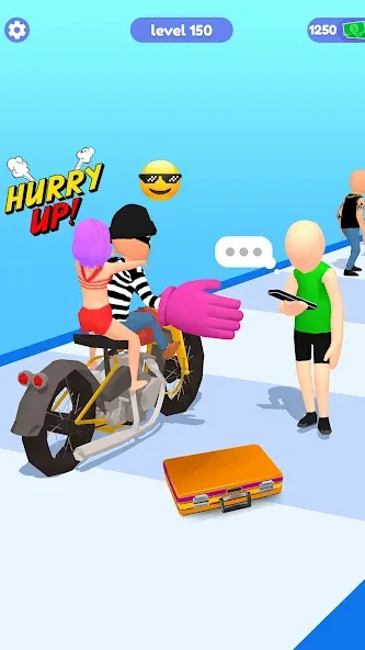 Thief Run Race 3D: Fun Race [MOD: Все открыто] - Скриншот 5