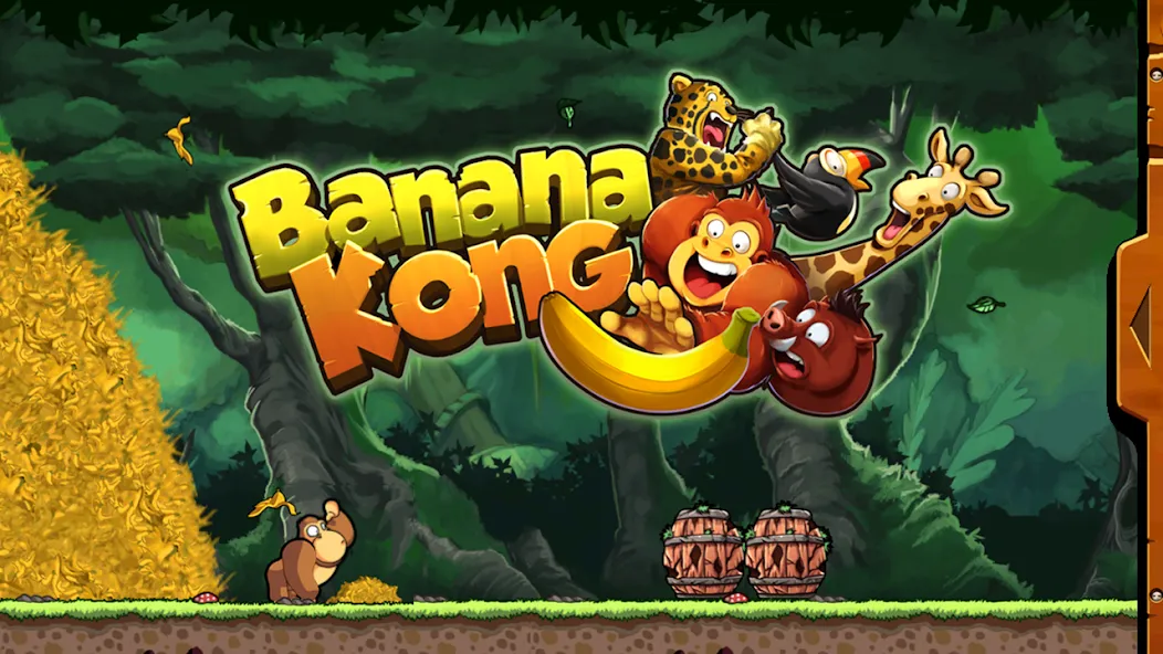 Banana Kong (Банана Конг) [MOD: Все разблокировано] - Скриншот 1