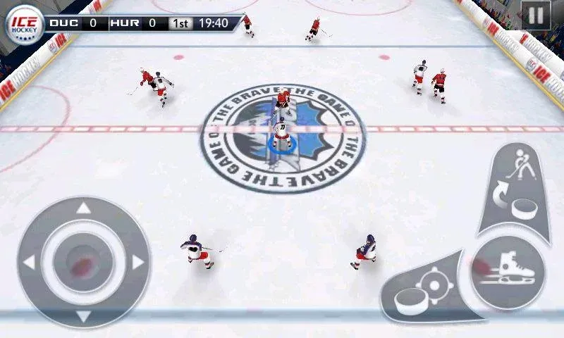 Ice Hockey 3D [MOD: Меню/Много денег] - Скриншот 1