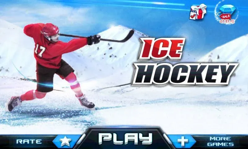 Ice Hockey 3D [MOD: Меню/Много денег] - Скриншот 2