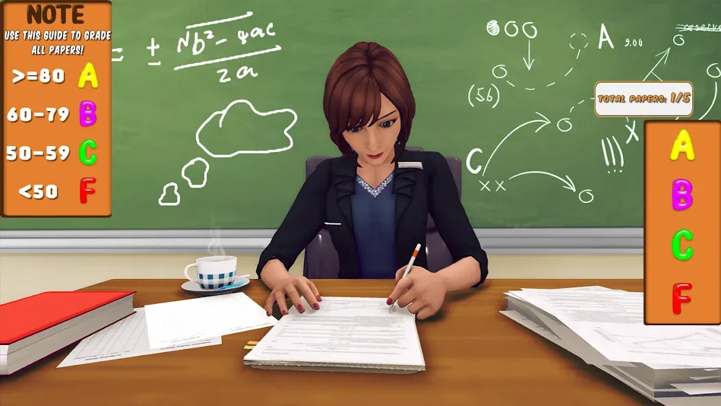 High School Teacher Simulator [MOD: Мод Меню/Взлом] - Скриншот 3
